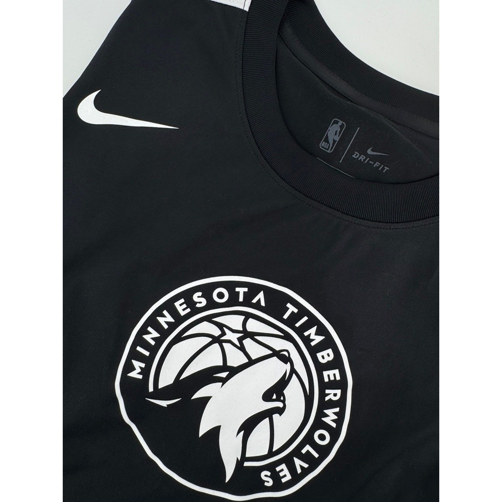 Nike NBA Minnesota Timberwolves Elite Shooting Sleeveless Shirt Black Large NWT